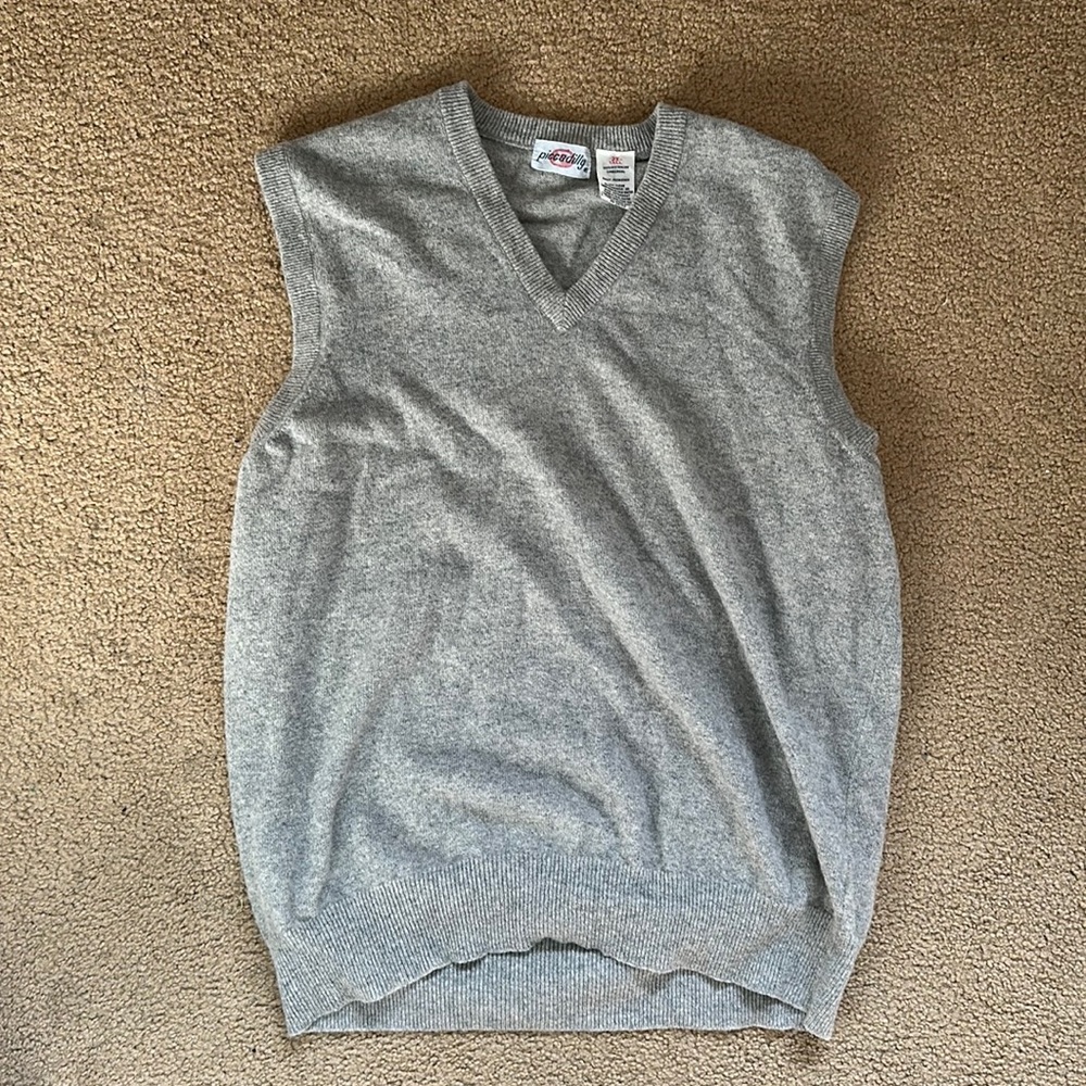 Wool sweater vest